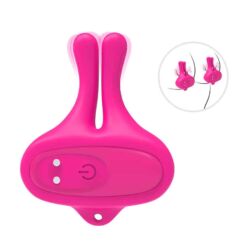 Comprar ARMONY - PINZAS PARA PEZONES MAGNÉTICA CON VIBRACIÓN FORMA CONEJO ROSA al mejor precio - Envíos Discretos