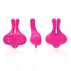 Comprar ARMONY - PINZAS PARA PEZONES MAGNÉTICA CON VIBRACIÓN FORMA CONEJO ROSA al mejor precio - Envíos Discretos