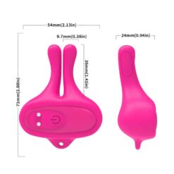 Comprar ARMONY - PINZAS PARA PEZONES MAGNÉTICA CON VIBRACIÓN FORMA CONEJO ROSA al mejor precio - Envíos Discretos
