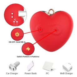 Comprar ARMONY - PINZAS PARA PEZONES MAGNÉTICA CON VIBRACIÓN FORMA MARIPOSA ROJO al mejor precio - Envíos Discretos