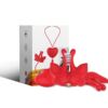 Comprar ARMONY - PINZAS PARA PEZONES MAGNÉTICA CON VIBRACIÓN FORMA MARIPOSA ROJO al mejor precio - Envíos Discretos