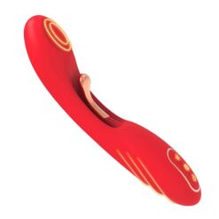 Comprar ARMONY - VIBRADOR CON LENGUA OSCILANTE ROJO al mejor precio - Envíos Discretos