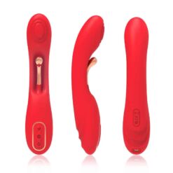 Comprar ARMONY - VIBRADOR CON LENGUA OSCILANTE ROJO al mejor precio - Envíos Discretos