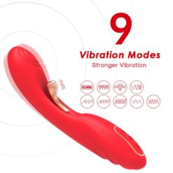 Comprar ARMONY - VIBRADOR CON LENGUA OSCILANTE ROJO al mejor precio - Envíos Discretos