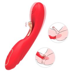 Comprar ARMONY - VIBRADOR CON LENGUA OSCILANTE ROJO al mejor precio - Envíos Discretos