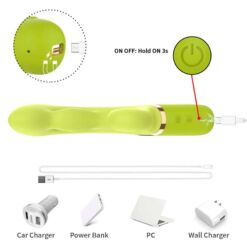 Comprar ARMONY - VIBRADOR ESTIMULADOR PUNTO A INFLABLE VERDE al mejor precio - Envíos Discretos