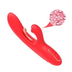 Comprar ARMONY - VIBRADOR ESTIMULADOR PUNTO G Y CLÍTORIS CON LENGUA OSCILANTE ROJO al mejor precio - Envíos Discretos