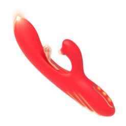 Comprar ARMONY - VIBRADOR ESTIMULADOR PUNTO G Y CLÍTORIS CON LENGUA OSCILANTE ROJO al mejor precio - Envíos Discretos