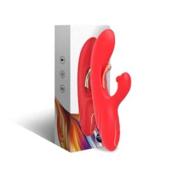 Comprar ARMONY - VIBRADOR ESTIMULADOR PUNTO G Y CLÍTORIS CON LENGUA OSCILANTE ROJO al mejor precio - Envíos Discretos
