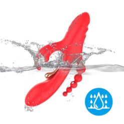 Comprar ARMONY - VIBRADOR ESTIMULADOR PUNTO G Y CLÍTORIS ROJO al mejor precio - Envíos Discretos