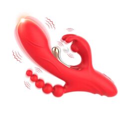 Comprar ARMONY - VIBRADOR ESTIMULADOR PUNTO G Y CLÍTORIS ROJO al mejor precio - Envíos Discretos