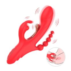 Comprar ARMONY - VIBRADOR ESTIMULADOR PUNTO G Y CLÍTORIS ROJO al mejor precio - Envíos Discretos