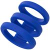 Comprar CALEXOTICS - ADMIRAL JAULA TRIPLE PARA PENE AZUL al mejor precio - Envíos Discretos
