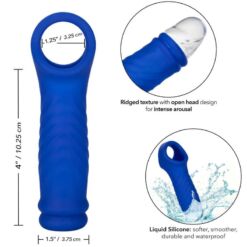 Comprar CALEXOTICS - ADMIRAL WAVE FUNDA PENE SILICONA LÍQUIDA AZUL al mejor precio - Envíos Discretos