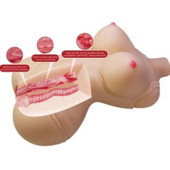 Comprar CRAZY BULL - DIANA TORSO FEMENINO REALISTA VAGINA Y ANAL 5 KG al mejor precio - Envíos Discretos