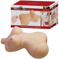 Comprar CRAZY BULL - DIANA TORSO FEMENINO REALISTA VAGINA Y ANAL 5 KG al mejor precio - Envíos Discretos