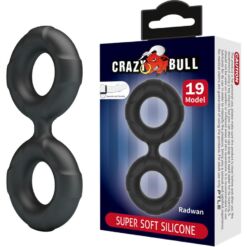 Comprar CRAZY BULL - RADWAN ANILLO DOBLE SILICONA MODELO 19 al mejor precio - Envíos Discretos