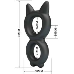 Comprar CRAZY BULL - TORAN ANILLO DOBLE SILICONA MODELO 20 al mejor precio - Envíos Discretos