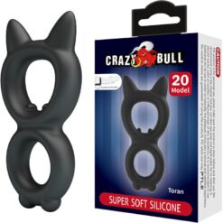 Comprar CRAZY BULL - TORAN ANILLO DOBLE SILICONA MODELO 20 al mejor precio - Envíos Discretos