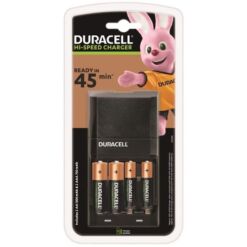 Comprar DURACELL - CARGADOR RAPIDO 45MIN. + 2xAA 1700mAh + 2xAAA 750mAh al mejor precio - Envíos Discretos