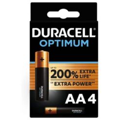 Comprar DURACELL - OPTIMUM 200 PILA ALCALINA AA LR6 BLISTER*4 al mejor precio - Envíos Discretos