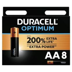 Comprar DURACELL - OPTIMUM 200 PILA ALCALINA AA LR6 BLISTER*8 al mejor precio - Envíos Discretos