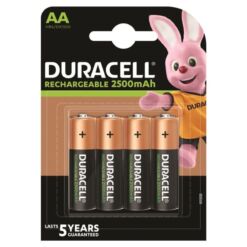 Comprar DURACELL - PILA RECARGABLE HR6 AA 2500mAh BLISTER*4 al mejor precio - Envíos Discretos