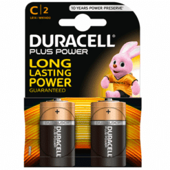 Comprar DURACELL - PLUS POWER PILA ALCALINA C LR14 BLISTER 2 UNIDADES al mejor precio - Envíos Discretos
