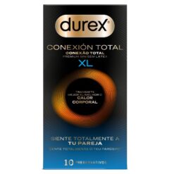 Comprar DUREX - CONEXIÓN TOTAL XL ULTRA FINO PLUS SIN LÁTEX 10 UNIDADES al mejor precio - Envíos Discretos