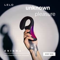 LELO - ENIGMA DOBLE ESTIMULACIÓN SUCCION MASAJEADOR NEGRO - piKanteo | Despierta tu lado más piKante