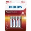 PHILIPS - POWER ALKALINE PILA AAA LR03 BLISTER*4 - piKanteo | Despierta tu lado más piKante