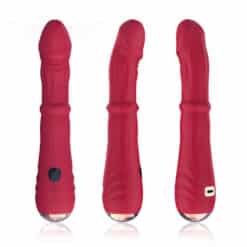ARMONY - DILDO VIBRADOR ESTIMULADOR PUNTO A TERMOAJUSTABLE ROJO - piKanteo | Despierta tu lado más piKante