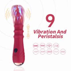 ARMONY - DILDO VIBRADOR ESTIMULADOR PUNTO A TERMOAJUSTABLE ROJO - piKanteo | Despierta tu lado más piKante