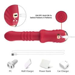 ARMONY - DILDO VIBRADOR ESTIMULADOR PUNTO A ROJO - piKanteo | Despierta tu lado más piKante