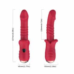 ARMONY - DILDO VIBRADOR ESTIMULADOR PUNTO A ROJO - piKanteo | Despierta tu lado más piKante