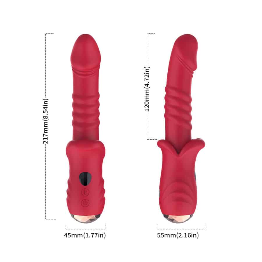 ARMONY - DILDO VIBRADOR ESTIMULADOR PUNTO A ROJO - Imagen 6