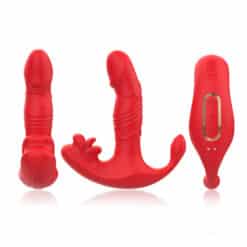 ARMONY - VIBRADOR ANAL PANTY ESTIMULADOR PUNTO C Y G CONTROL REMOTO ROJO - piKanteo | Despierta tu lado más piKante