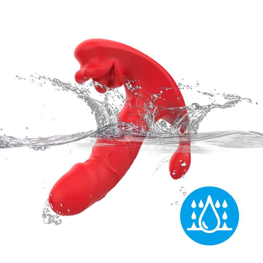 ARMONY - VIBRADOR ANAL PANTY ESTIMULADOR PUNTO C Y G CONTROL REMOTO ROJO - Imagen 8