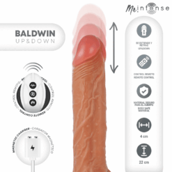MR INTENSE - BALDWIN REALISTICO MULTIFUNCIÓN CON VIBRACIÓN UP AND DOWN CONTROL REMOTO 22 CM -O- 4 CM - piKanteo | Despierta tu lado más piKante