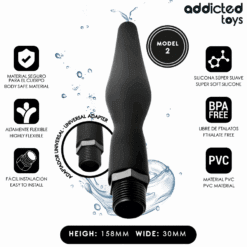 ADDICTED TOYS - LIMPIADOR ANAL CON ADAPTADOR UNIVERSAL MODELO 2 - piKanteo | Despierta tu lado más piKante