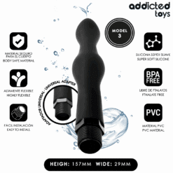 ADDICTED TOYS - LIMPIADOR ANAL CON ADAPTADOR UNIVERSAL MODELO 3 - piKanteo | Despierta tu lado más piKante