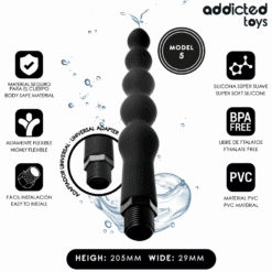 ADDICTED TOYS - LIMPIADOR ANAL CON ADAPTADOR UNIVERSAL MODELO 5 - piKanteo | Despierta tu lado más piKante