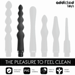 ADDICTED TOYS - LIMPIADOR ANAL CON ADAPTADOR UNIVERSAL MODELO 5 - piKanteo | Despierta tu lado más piKante