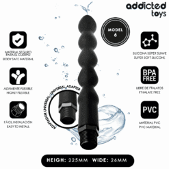 ADDICTED TOYS - LIMPIADOR ANAL CON ADAPTADOR UNIVERSAL MODELO 6 - piKanteo | Despierta tu lado más piKante