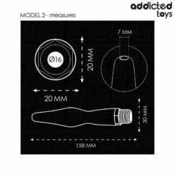 ADDICTED TOYS - LIMPIADOR ANAL CON ADAPTADOR UNIVERSAL MODELO 2 - piKanteo | Despierta tu lado más piKante