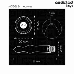 ADDICTED TOYS - LIMPIADOR ANAL CON ADAPTADOR UNIVERSAL MODELO 3 - piKanteo | Despierta tu lado más piKante