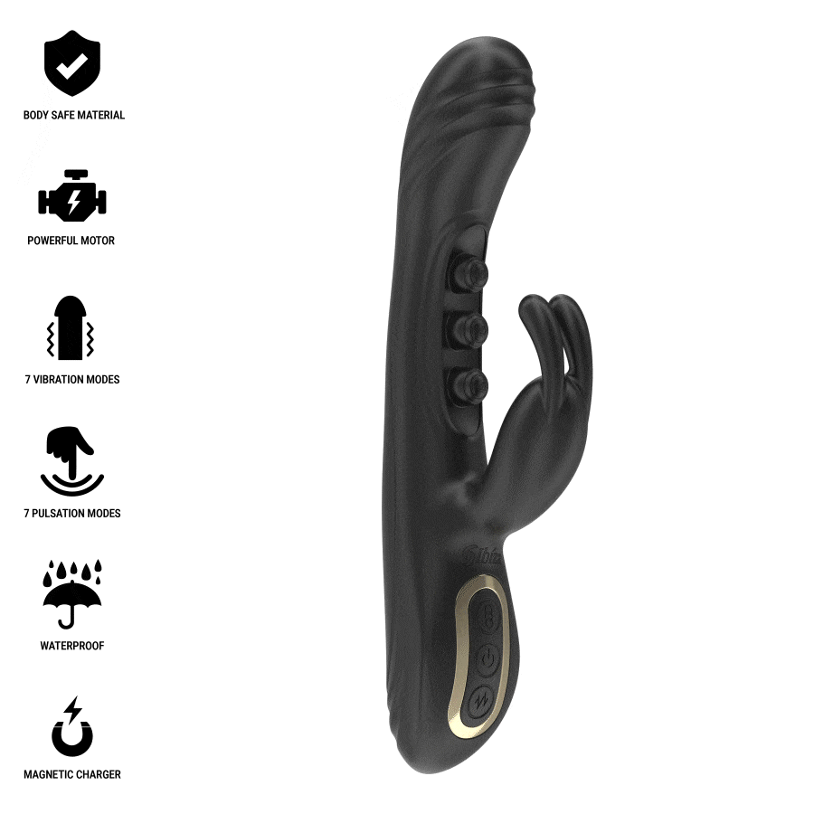 Alternative view of IBIZA - VIBRADOR RABBIT PERLAS CON PULSACIÓN