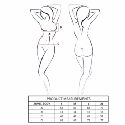 PASSION - ZOVEL BODY NEGRO L/XL - piKanteo | Despierta tu lado más piKante