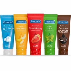 PASANTE - PACK LUBRICANTES SABORES VARIADOS 5 UDS X 15 ML - piKanteo | Despierta tu lado más piKante