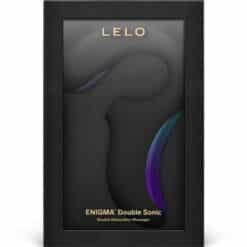 LELO - ENIGMA DOUBLE SONIC VIBRADOR PUNTO G NEGRO - piKanteo | Despierta tu lado más piKante
